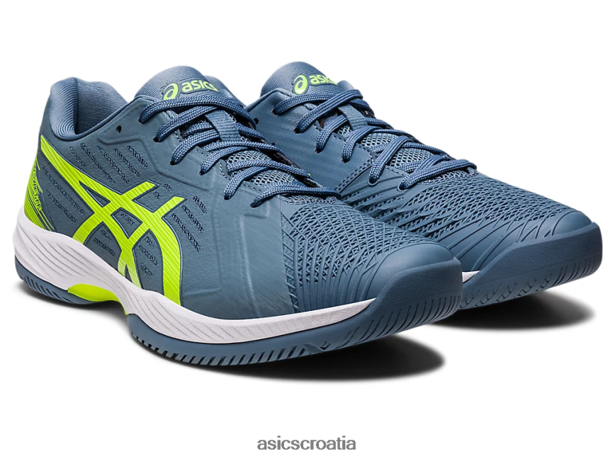 asics hrvatska 6NZ2TF477 muškarci čelično plava/hazard zelena