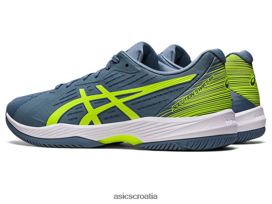 asics hrvatska 6NZ2TF477 muškarci čelično plava/hazard zelena