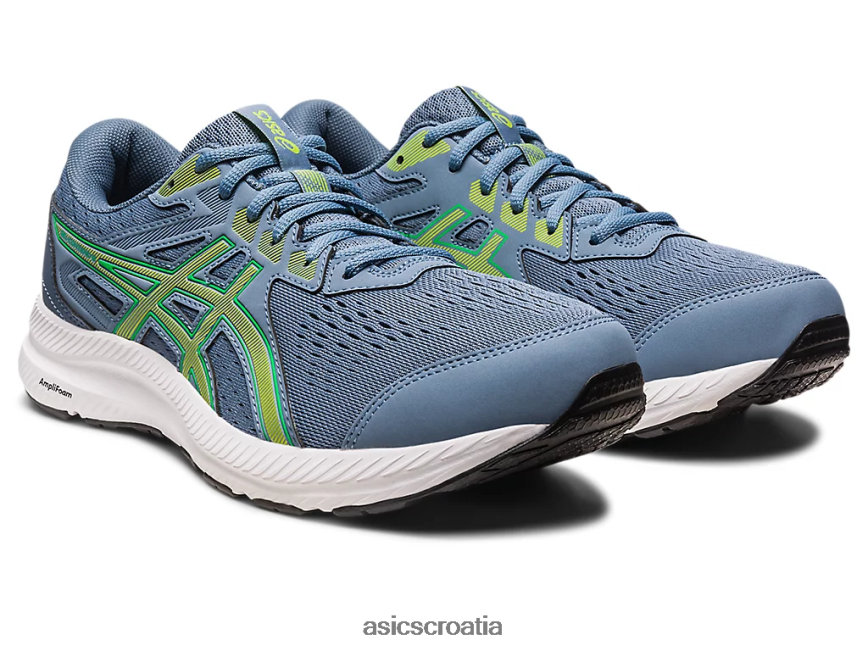 asics hrvatska 6NZ2TF530 muškarci čelično plava/korica limete