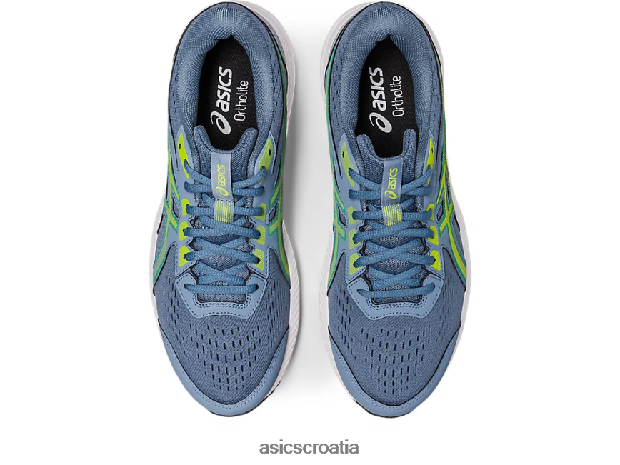 asics hrvatska 6NZ2TF530 muškarci čelično plava/korica limete