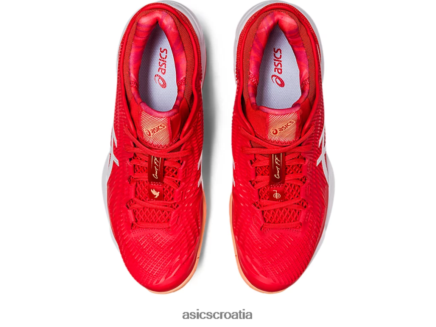asics hrvatska 6NZ2TF63 muškarci vatreno crveno/bijelo