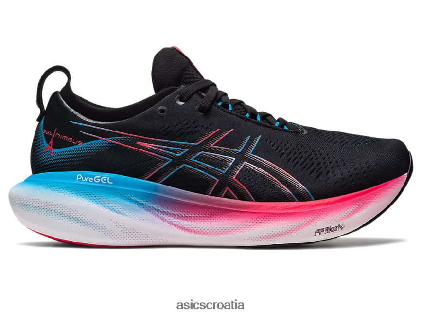 asics hrvatska 6NZ2TF6 muškarci crna/električno crvena