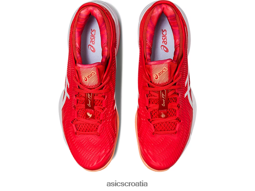 asics hrvatska 6NZ2TF74 muškarci vatreno crveno/bijelo