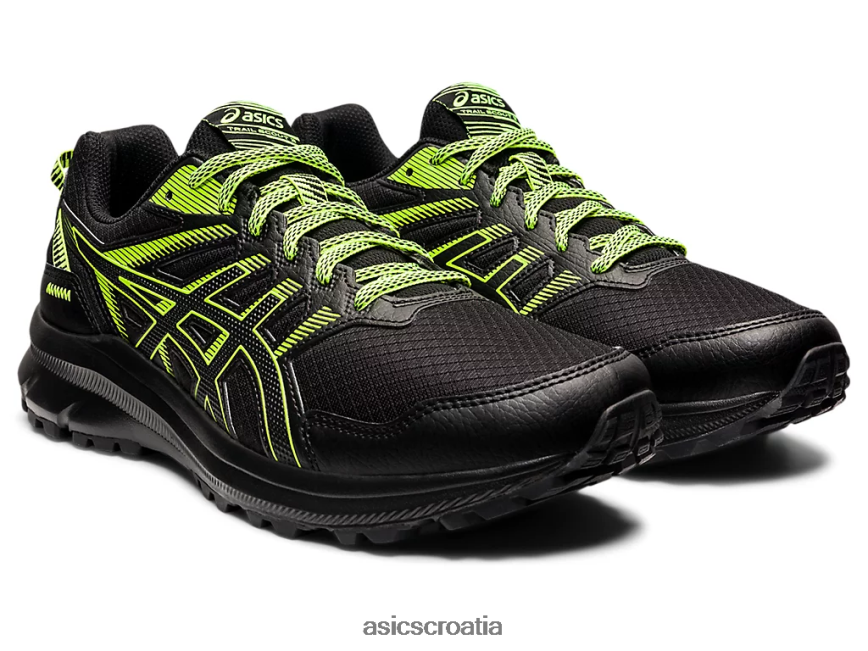 asics hrvatska 6NZ2TF1535 muškarci crno/opasno zeleno