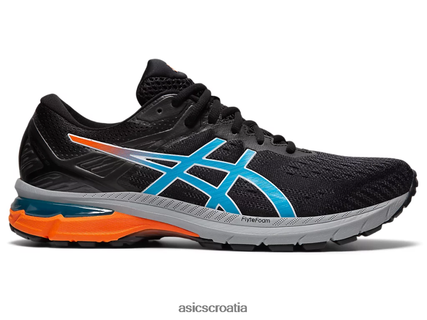 asics hrvatska 6NZ2TF1958 muškarci crna/digitalna aqua