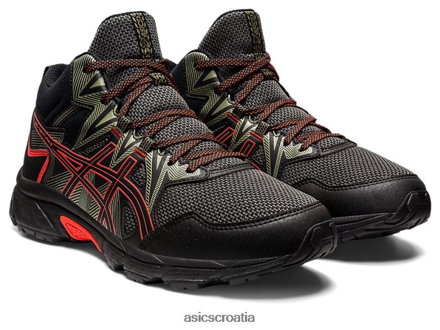 asics hrvatska 6NZ2TF726 muškarci crna/cherry rajčica