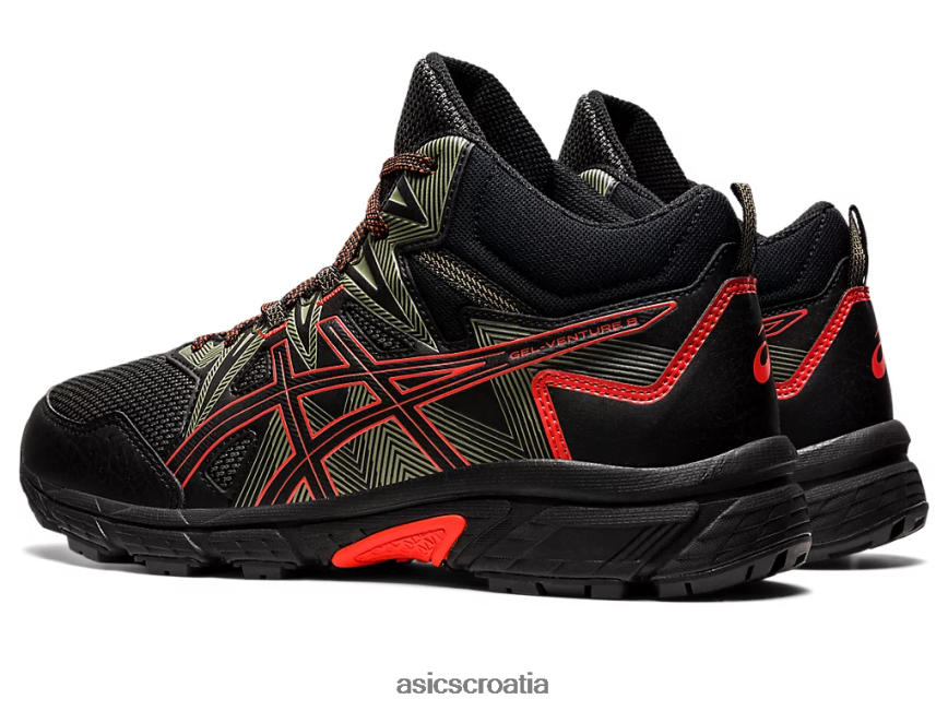 asics hrvatska 6NZ2TF726 muškarci crna/cherry rajčica