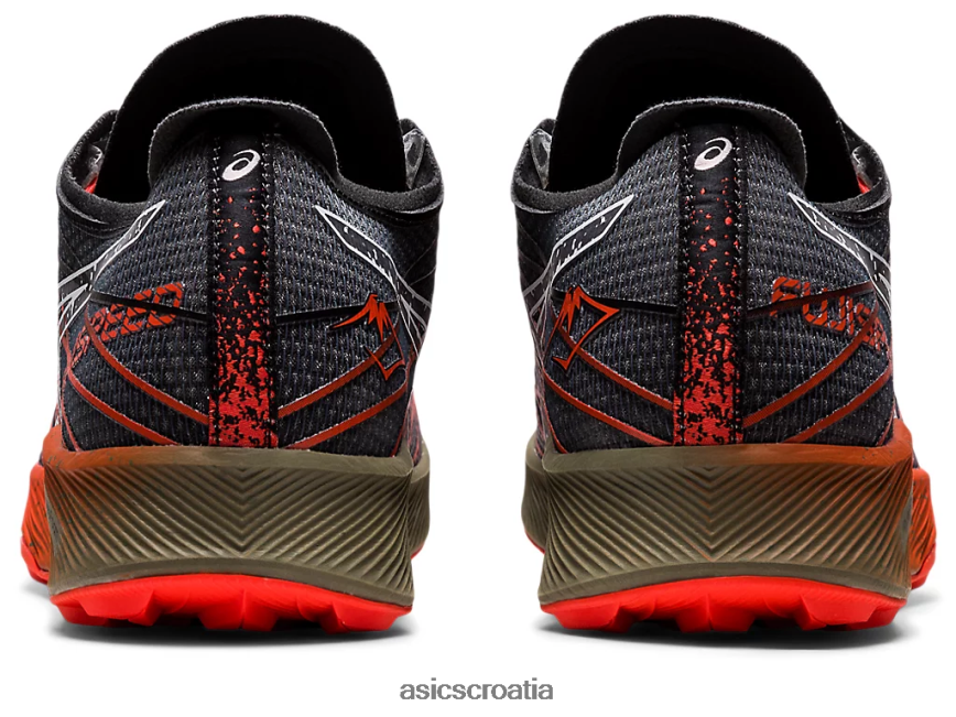 asics hrvatska 6NZ2TF976 muškarci crna/cherry rajčica
