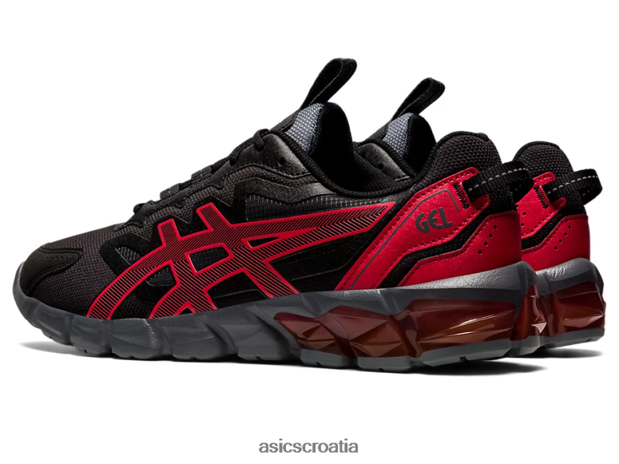 asics hrvatska 6NZ2TF711 žene crno/crveno upozorenje