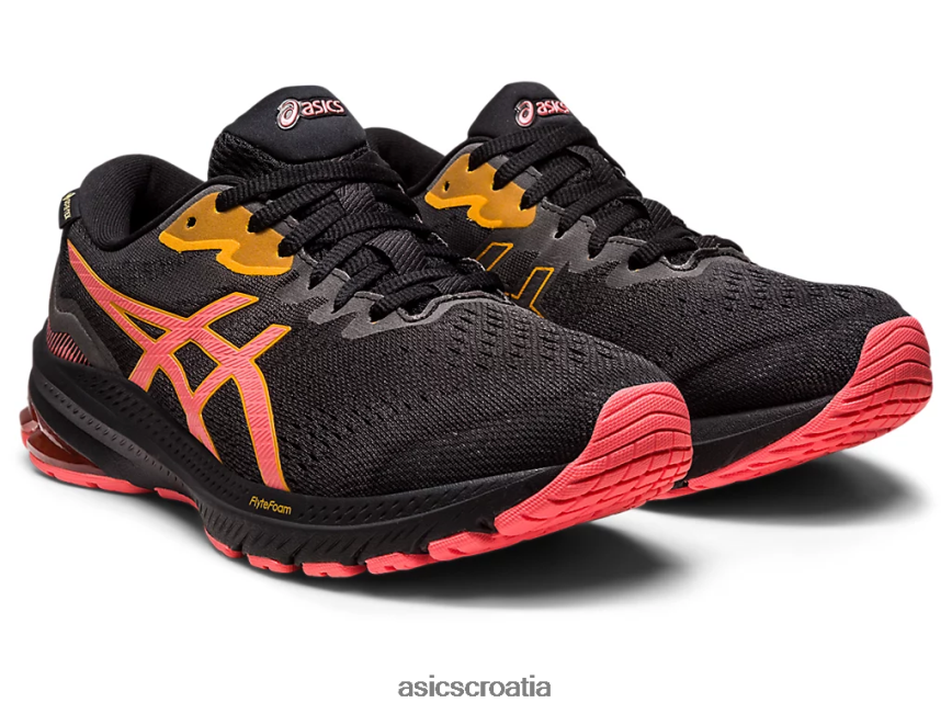asics hrvatska 6NZ2TF2478 žene crna/papaja