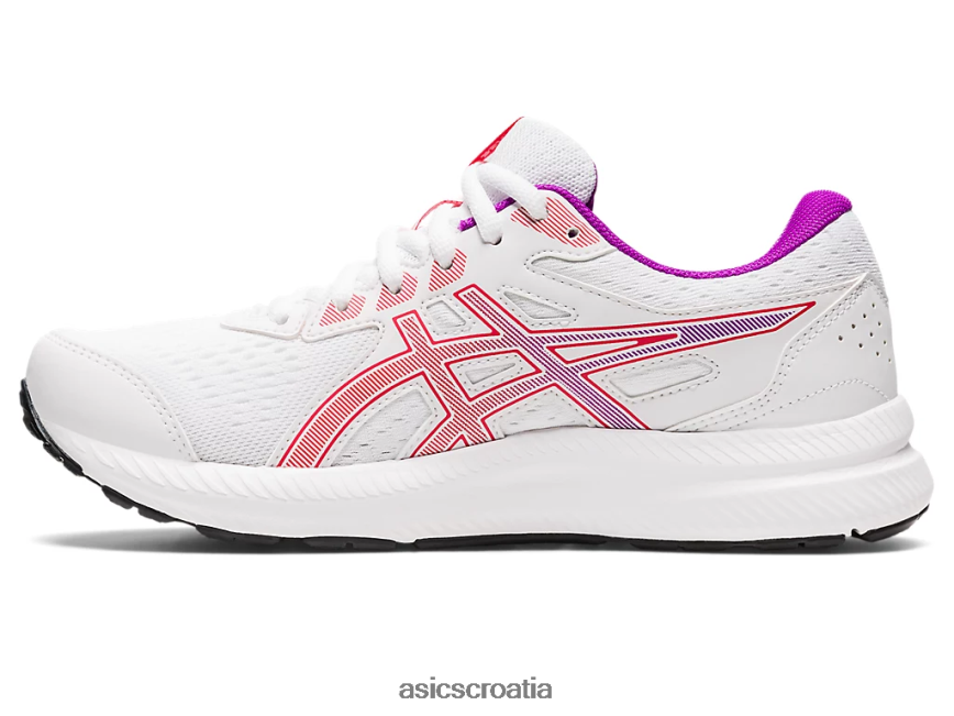 asics hrvatska 6NZ2TF2657 žene bijelo/crveno upozorenje
