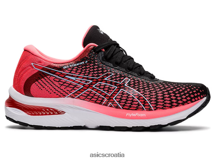 asics hrvatska 6NZ2TF2663 žene plamteći koraljni/crni