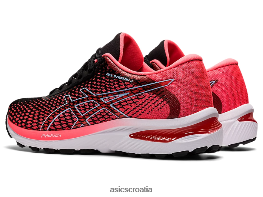asics hrvatska 6NZ2TF2663 žene plamteći koraljni/crni