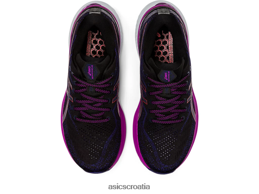 asics hrvatska 6NZ2TF3134 žene crno/crveno upozorenje
