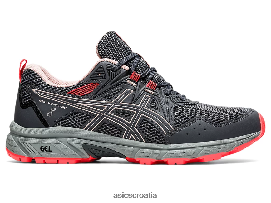 asics hrvatska 6NZ2TF3594 žene noseća siva/crvena breskva