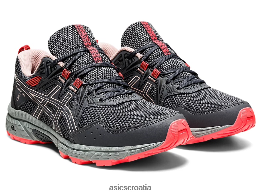 asics hrvatska 6NZ2TF3594 žene noseća siva/crvena breskva