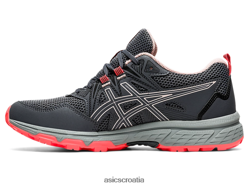 asics hrvatska 6NZ2TF3594 žene noseća siva/crvena breskva