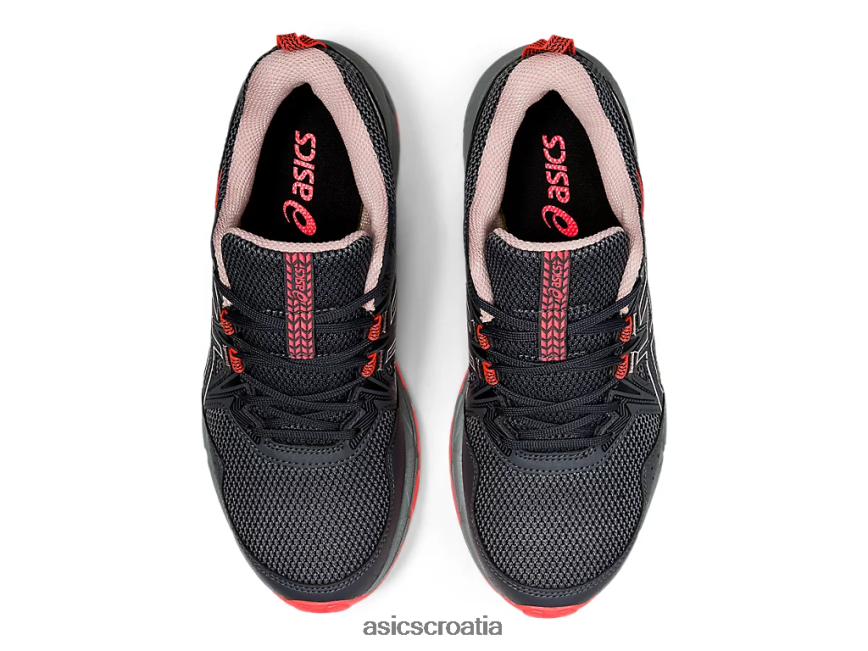 asics hrvatska 6NZ2TF3594 žene noseća siva/crvena breskva